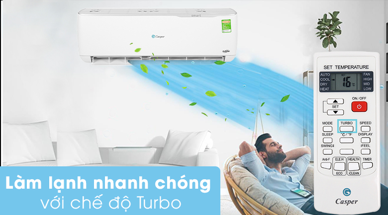 Điều Hòa Casper Inverter 1.5 HP GC-12TL32 Điều Hòa Casper Inverter 1.5 HP GC-12TL32
