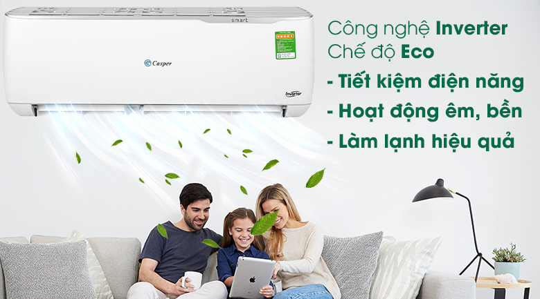 Điều Hòa Casper Inverter 1 HP GC-09TL32 Điều Hòa Casper Inverter 1 HP GC-09TL32