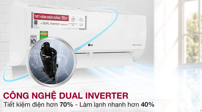 Điều hòa LG Inverter 1 HP V10ENW Điều hòa LG Inverter 1 HP V10ENW