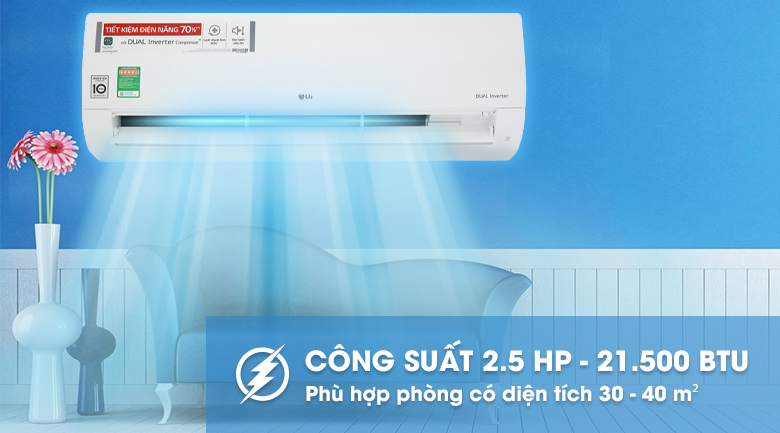 Điều Hòa LG Inverter 2.5 HP V24ENF Điều Hòa LG Inverter 2.5 HP V24ENF