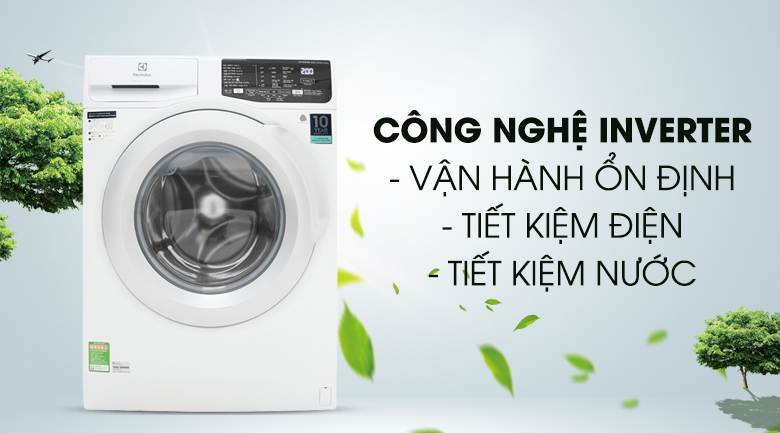 Máy giặt Electrolux Inverter 8 kg EWF8025CQWA Máy giặt Electrolux Inverter 8 kg EWF8025CQWA