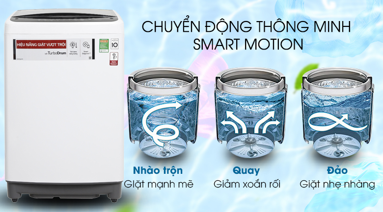 Máy giặt LG 9.5 kg T2395VS2W Máy giặt LG 9.5 kg T2395VS2W