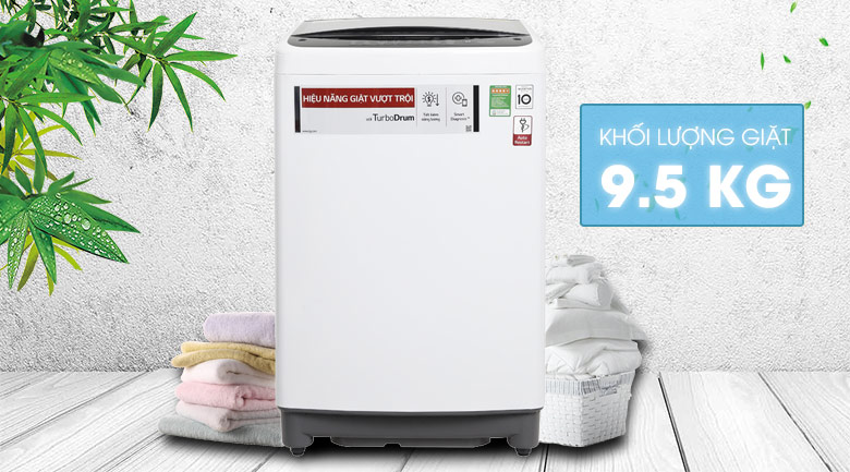 Máy giặt LG 9.5 kg T2395VS2W Máy giặt LG 9.5 kg T2395VS2W