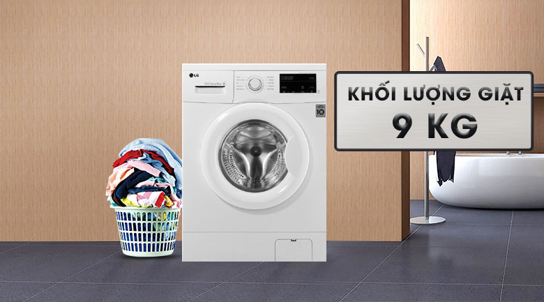 Máy giặt LG 9 kg FM1209N6W