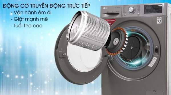Máy giặt LG Inverter 9 kg FC1409S2E