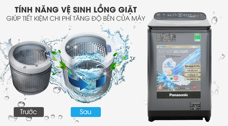 Máy giặt Panasonic 10.5 Kg NA-FD10VR1BV Máy giặt Panasonic 10.5 Kg NA-FD10VR1BV