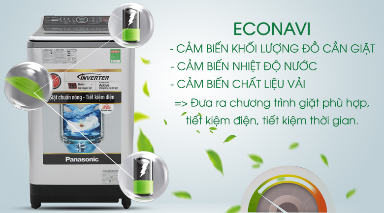 Máy giặt Panasonic 10 Kg NA-FS10V7LRV Máy giặt Panasonic 10 Kg NA-FS10V7LRV