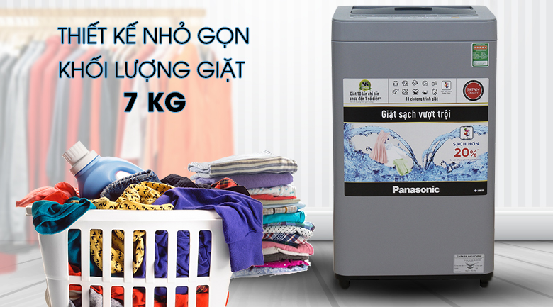 Máy giặt Panasonic 7 kg NA-F70VS9GRV Máy giặt Panasonic 7 kg NA-F70VS9GRV