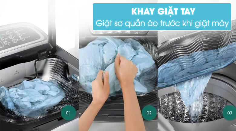 Máy giặt Samsung 9 kg WA90J5710SG/SV Máy giặt Samsung 9 kg WA90J5710SG/SV