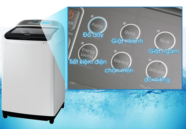 Máy giặt Samsung 9 kg WA90J5710SG/SV Máy giặt Samsung 9 kg WA90J5710SG/SV