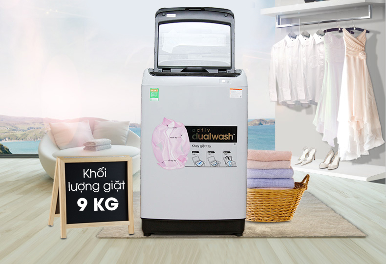 Máy giặt Samsung 9 kg WA90J5710SG/SV Máy giặt Samsung 9 kg WA90J5710SG/SV