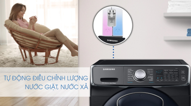 Máy giặt sấy Samsung Inverter 19 kg WD19N8750KV/SV Máy giặt sấy Samsung Inverter 19 kg WD19N8750KV/SV