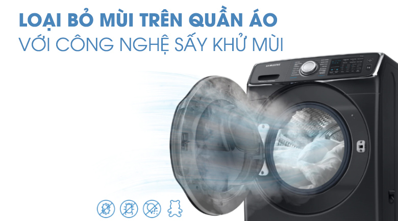 Máy giặt sấy Samsung Inverter 19 kg WD19N8750KV/SV Máy giặt sấy Samsung Inverter 19 kg WD19N8750KV/SV