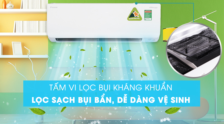 Máy lạnh 2 chiều Daikin Inverter 1.5 HP FTHF35RAVMV Máy lạnh 2 chiều Daikin Inverter 1.5 HP FTHF35RAVMV