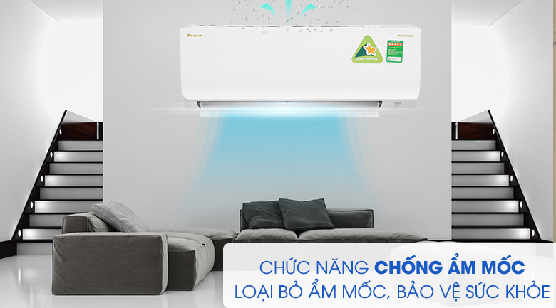 Máy lạnh Daikin Inverter 1.5 HP ATKA35UAVMV Máy lạnh Daikin Inverter 1.5 HP ATKA35UAVMV