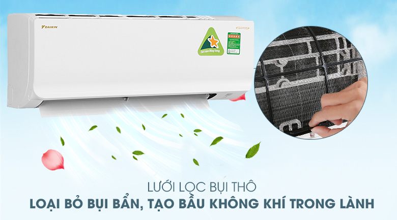 Máy lạnh Daikin Inverter 1.5 HP ATKA35UAVMV Máy lạnh Daikin Inverter 1.5 HP ATKA35UAVMV