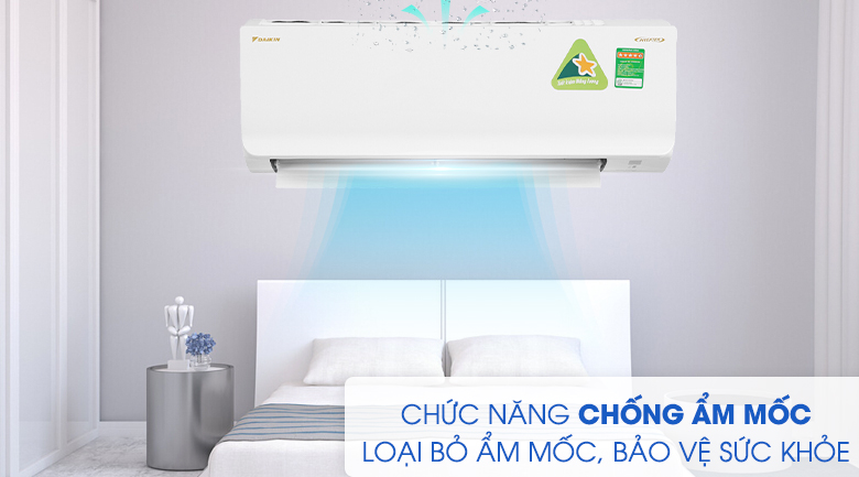Máy lạnh Daikin Inverter 1 HP ATKA25UAVMV Máy lạnh Daikin Inverter 1 HP ATKA25UAVMV