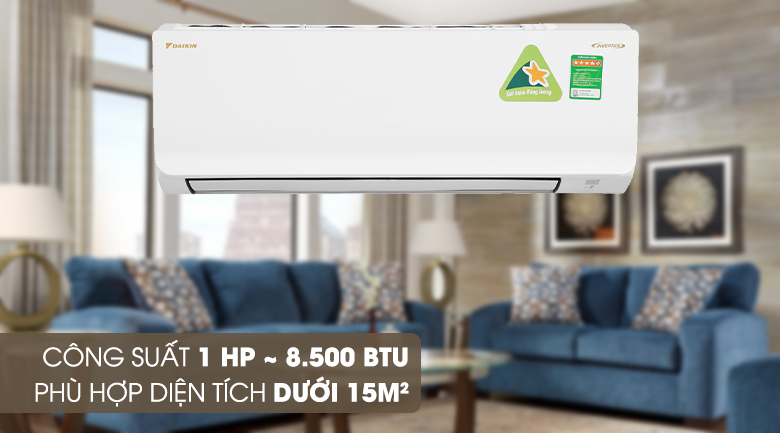 Máy lạnh Daikin Inverter 1 HP ATKA25UAVMV Máy lạnh Daikin Inverter 1 HP ATKA25UAVMV