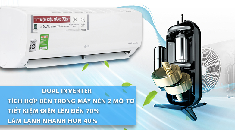 Máy lạnh LG Inverter 2 HP V18ENF Máy lạnh LG Inverter 2 HP V18ENF
