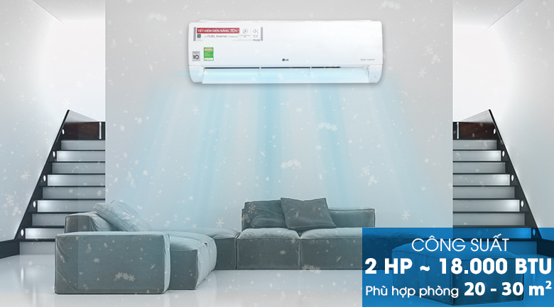 Máy lạnh LG Inverter 2 HP V18ENF Máy lạnh LG Inverter 2 HP V18ENF