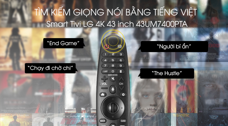 Smart Tivi LG 4K 43 inch 43UM7400