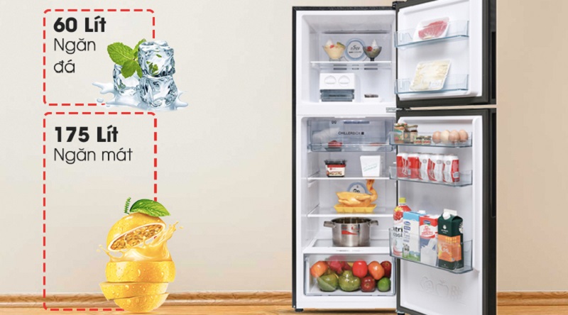 Tủ lạnh Aqua Inveter 235 lít AQR-IG248EN (GB) Tủ lạnh Aqua Inveter 235 lít AQR-IG248EN (GB)