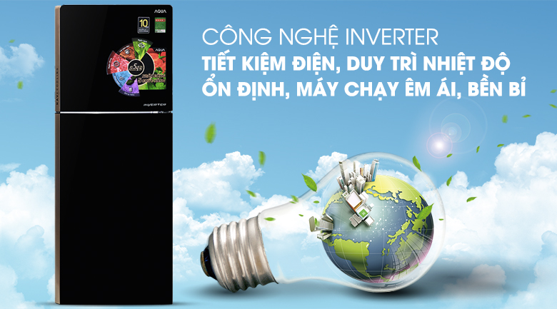 Tủ lạnh Aqua Inveter 235 lít AQR-IG248EN (GB) Tủ lạnh Aqua Inveter 235 lít AQR-IG248EN (GB)