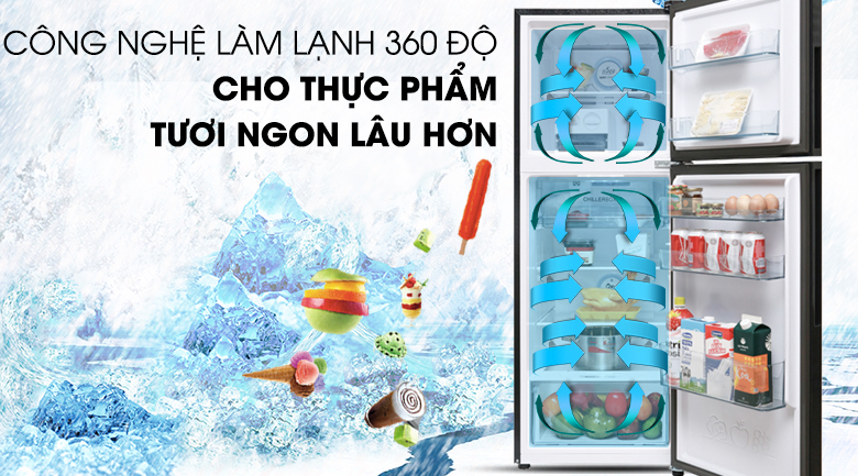 Tủ lạnh Aqua Inveter 235 lít AQR-IG248EN (GB) Tủ lạnh Aqua Inveter 235 lít AQR-IG248EN (GB)