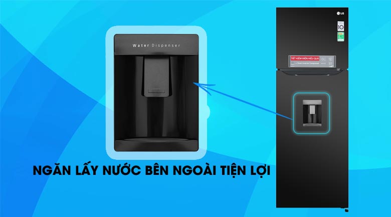 Tủ lạnh LG Inverter 315 lít GN-D315BL Tủ lạnh LG Inverter 315 lít GN-D315BL