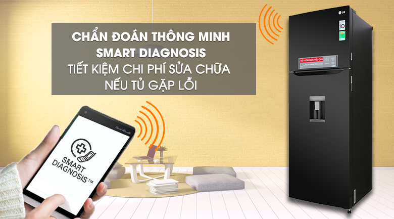 Tủ lạnh LG Inverter 315 lít GN-D315BL Tủ lạnh LG Inverter 315 lít GN-D315BL