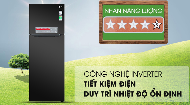 Tủ lạnh LG Inverter 315 lít GN-M315BL Tủ lạnh LG Inverter 315 lít GN-M315BL
