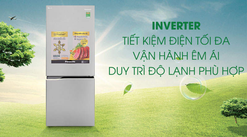 Tủ lạnh Panasonic Inverter 255 lít NR-BV289QSV2