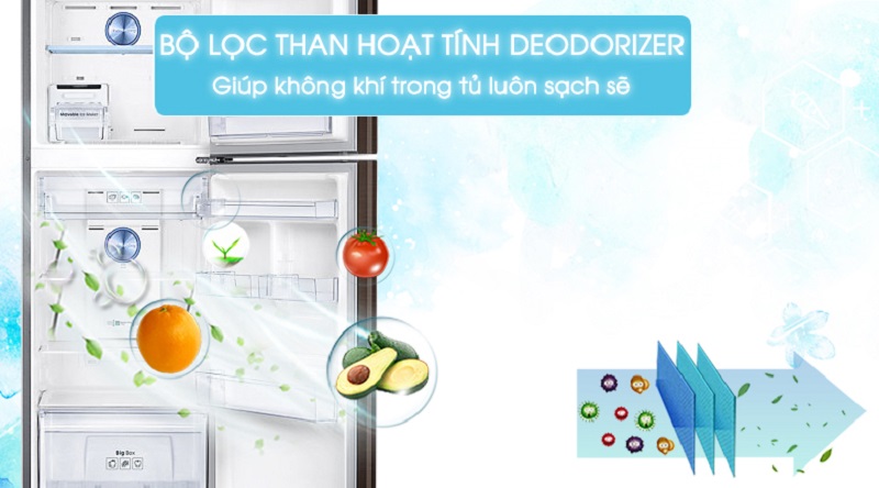 Tủ lạnh Samsung Inverter 299 lít RT29K5532DX/SV Tủ lạnh Samsung Inverter 299 lít RT29K5532DX/SV