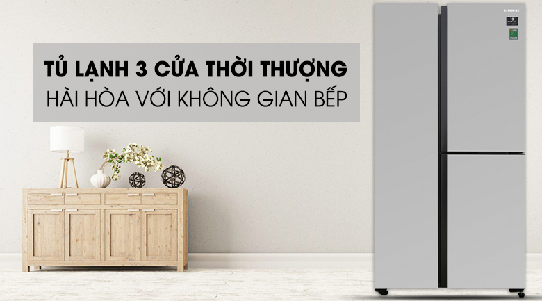 Tủ lạnh Samsung Inverter 634 lít RS63R5571SL/SV