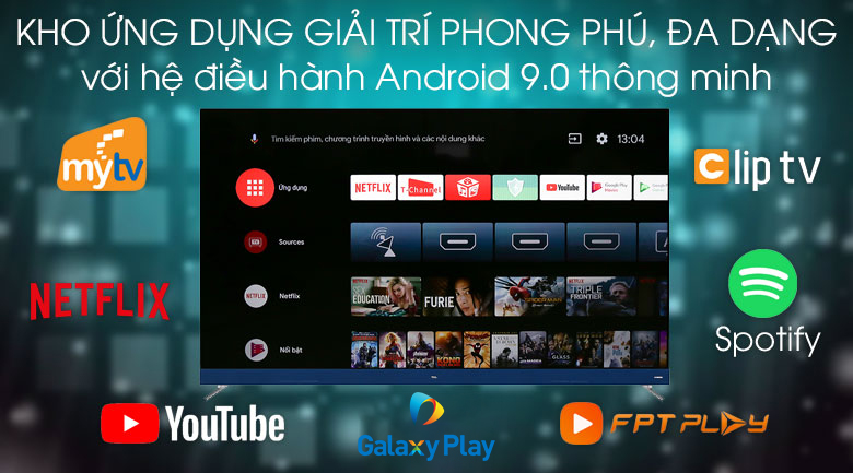 Android Tivi TCL 4K 65 inch L65C8 Android Tivi TCL 4K 65 inch L65C8