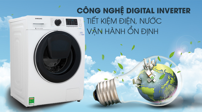 Máy giặt Samsung Inverter 10 kg WW10K54E0UW/SV Máy giặt Samsung Inverter 10 kg WW10K54E0UW/SV