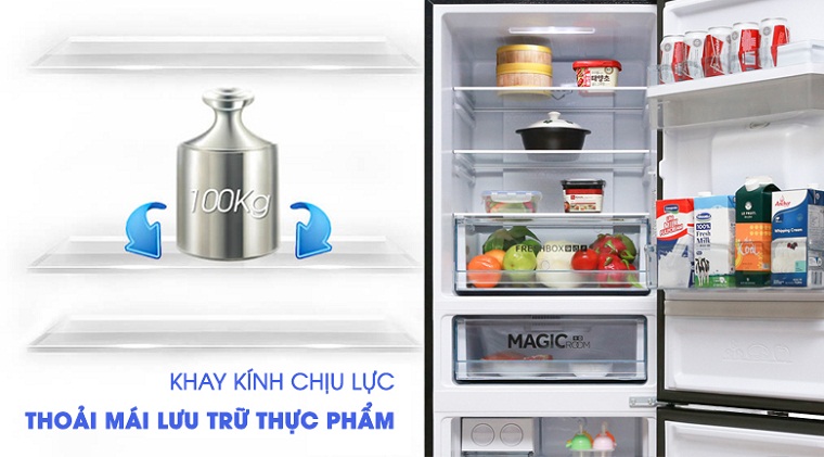 Tủ lạnh Aqua 288 lít AQR-IW338EB (SW) Tủ lạnh Aqua 288 lít AQR-IW338EB (SW)