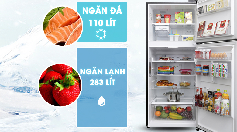 Tủ lạnh LG Inverter 393 lít GN-L422GB Tủ lạnh LG Inverter 393 lít GN-L422GB