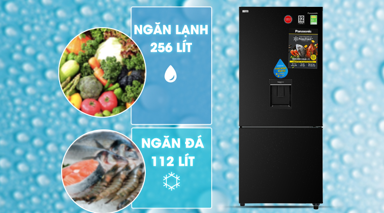 Tủ lạnh Panasonic Inverter 368 lít NR-BX410WKVN Tủ lạnh Panasonic Inverter 368 lít NR-BX410WKVN