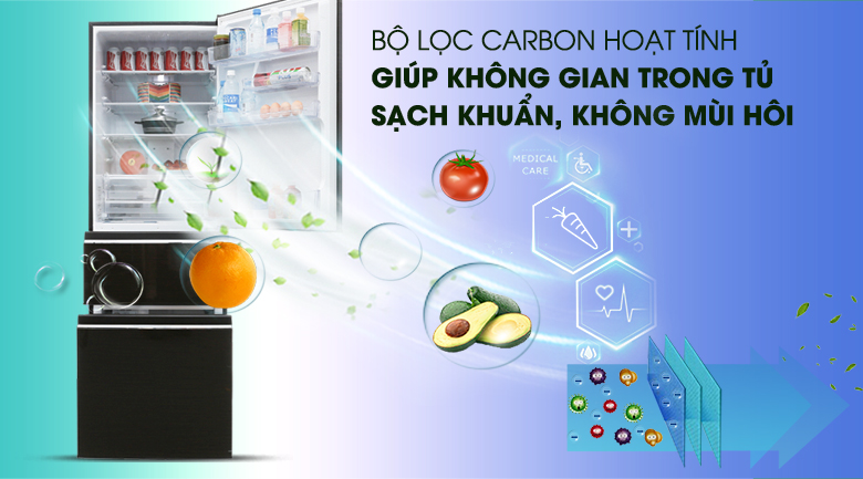 Tủ lạnh Mitsubishi 358 lít MR-CX46J-BRW-V Tủ lạnh Mitsubishi 358 lít MR-CX46J-BRW-V
