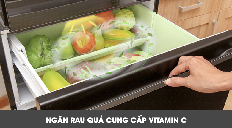 Tủ lạnh Mitsubishi 358 lít MR-CX46J-BRW-V Tủ lạnh Mitsubishi 358 lít MR-CX46J-BRW-V