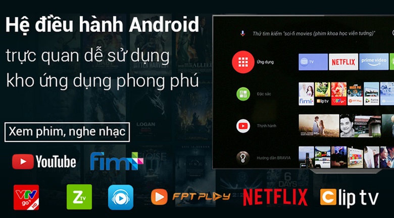 Android Tivi OLED Sony 4K 65 inch KD-65A8F Android Tivi OLED Sony 4K 65 inch KD-65A8F
