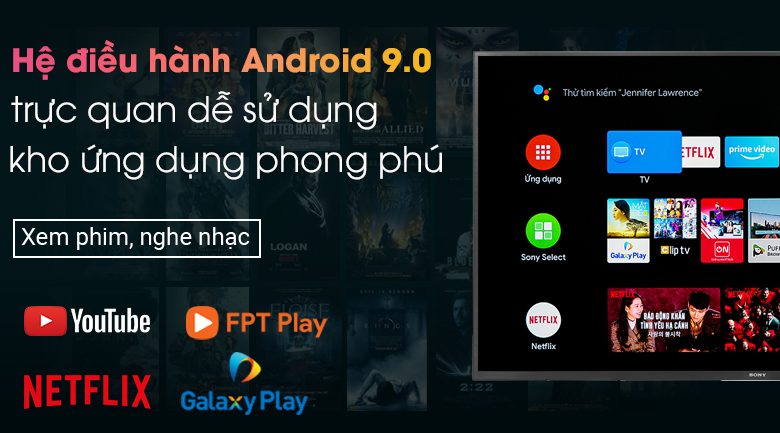 Android Tivi Sony 4K 55 inch KD-55X8000H Android Tivi Sony 4K 55 inch KD-55X8000H