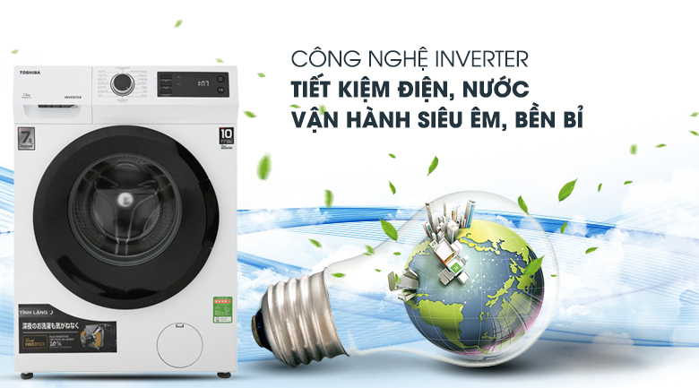 Máy giặt Toshiba Inverter 8.5 Kg TW-BH95S2V WK Máy giặt Toshiba Inverter 8.5 Kg TW-BH95S2V WK