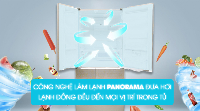 Tủ lạnh Panasonic Inverter 588 lít NR-F610GT-N2 Tủ lạnh Panasonic Inverter 588 lít NR-F610GT-N2