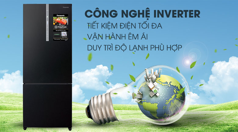 Tủ lạnh Panasonic Inverter 363 lít NR-BX418GKVN Tủ lạnh Panasonic Inverter 363 lít NR-BX418GKVN
