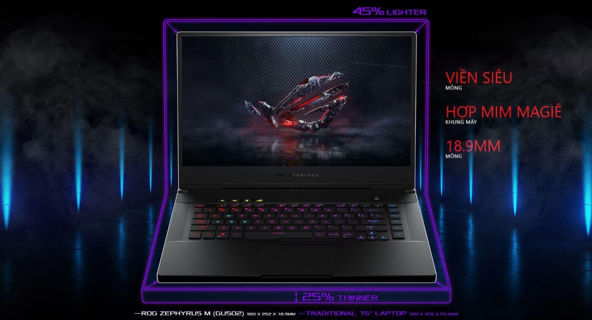 Laptop Asus Gaming ROG Zephyrus GU502LU-AZ006T Laptop Asus Gaming ROG Zephyrus GU502LU-AZ006T