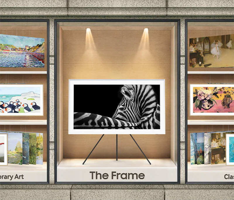 Qled Tivi Khung Tranh Samsung 4k 65inch 65ls03a 19