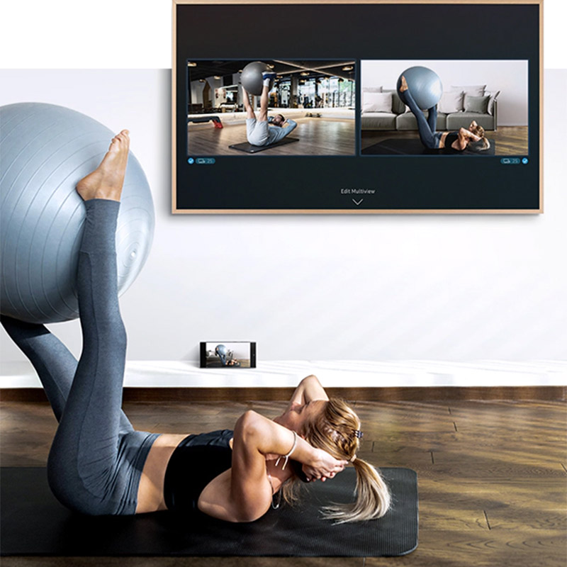 Qled Tivi Khung Tranh Samsung 4k 65inch 65ls03a 32
