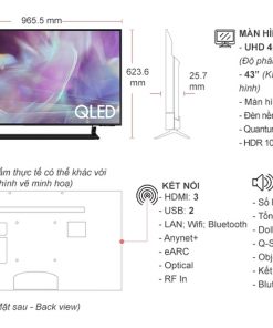 Smart Tivi Qled Samsung 4k 55inch 43q60aa 7